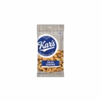 Kar's Roasted Salted Cashews 6 oz. Bagged - Case Of: 12