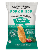 Southern Recipe® Small Batch Cranberry Jalapeno Pork Rinds Perspective: Main
