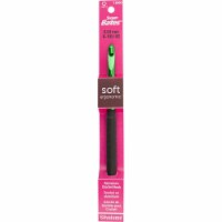 Silvalume Soft Handle Aluminum Crochet Hook 5.5 -Size K10.5/6.5mm