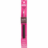 Silvalume Soft Handle Aluminum Crochet Hook 5.5 -Size 7/4.5mm