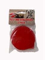 Spot Pet Food Can Covers - Red