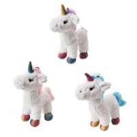 Spot Products 77502 10 in. Luna-Corn Plush Dog Toy, Assorted Color Perspective: Main