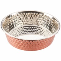 Spot Honeycomb Non-Skid Dish - Steel Copper Perspective: Main