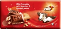 Elite Hazelnut & Almond Milk Chocolate Bar Perspective: Main