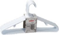 Everyday Living® Plastic Tubular Hangers - White Perspective: Main