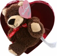 Russell Stover Assorted Chocolates in Heart Box with Plush Bear Perspective: Main