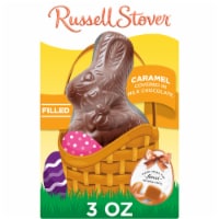 RUSSELL STOVER Easter Bunny Caramel Milk Chocolate Candy Rabbit Perspective: Main