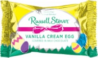 Russell Stover Milk Chocolate Covered Vanilla Cream Egg Easter Candy Perspective: Main