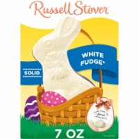 RUSSELL STOVER Easter Bunny Solid White Fudge Chocolate Candy Rabbit Perspective: Main