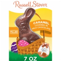 RUSSELL STOVER Easter Caramel Milk Chocolate Easter Bunny Perspective: Main