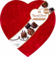 Russell Stover Velvet Assorted Chocolate Heart Valentine Candy Perspective: Main