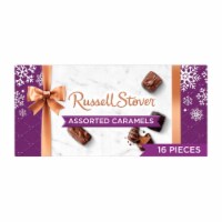 RUSSELL STOVER Christmas Assorted Caramels in Milk & Dark Chocolate Gift Box Perspective: Main