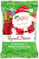 Russell Stover Holiday Caramel & Marshmallow in Milk Chocolate Santa Candy Perspective: Main