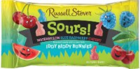 Russel Stover Sours! Iddy Biddy Bunnies Sour Flavored Candy Perspective: Main