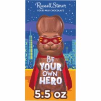 RUSSELL STOVER Easter Empowerment Solid Milk Chocolate Easter Bunny Perspective: Main