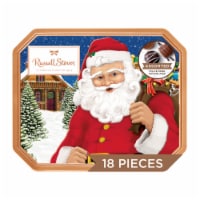 RUSSELL STOVER Christmas Assorted Milk & Dark Chocolate Santa Gift Tin