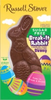 Russell Stover Sugar Free Break-It Rabbit Solid Chocolate Bunny Perspective: Main
