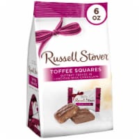 Russell Stover Milk Chocolate Toffee Squares Mini Gusset Bag