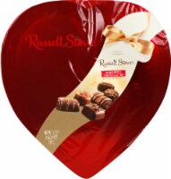 Russell Stover Assorted Chocolates in Red Foil Heart Perspective: Main