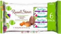 Russell Stover Milk Chocolate Caramel Eggs Easter Candy Perspective: Main