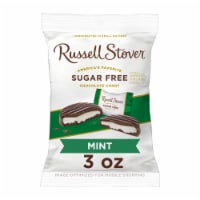 RUSSELL STOVER Sugar Free Mint Patties in Dark Chocolate