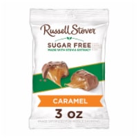 RUSSELL STOVER Sugar Free Caramel Chocolate Candy Bag Perspective: Main