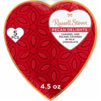 Valentine's Day Pecan Delights Milk Chocolate Heart Gift Box Perspective: Main