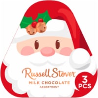 RUSSELL STOVER Christmas Theme Shaped Milk Chocolate Gift Box Perspective: Main