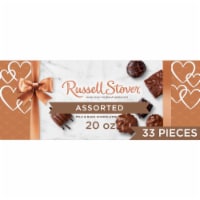 RUSSELL STOVER Valentine's Day WOW Assorted Milk & Dark Chocolate Gift Box Perspective: Main