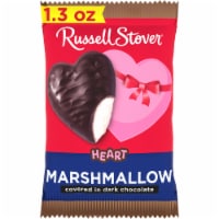 RUSSELL STOVER Valentine's Day Dark Chocolate Marshmallow Heart Perspective: Main