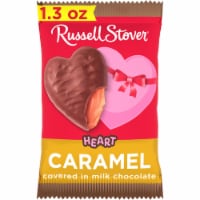 RUSSELL STOVER Valentine's Day Milk Chocolate Caramel Heart Perspective: Main
