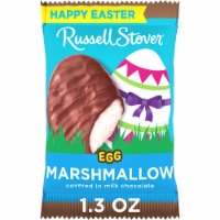 RUSSELL STOVER Marshmallow Milk Chocolate Candy Easter Egg Perspective: Main
