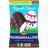 RUSSELL STOVER Easter Marshmallow Dark Chocolate Candy Easter Egg Perspective: Main