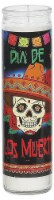 Bright Glow Dia De Los Muertos Style 2 Candle Perspective: Main