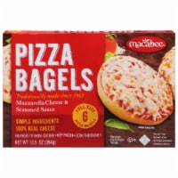 Macabee's Kosher Foods Mozzarella Cheese Bagel Pizzas 6 Count