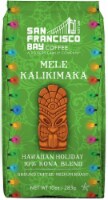San Francisco Bay Mele Kalikmaka Hawaiian Holiday Kona Blend Ground Coffee