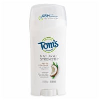 Tom's of Maine Natural Strength Fresh Coconut Deodorant Perspective: Main