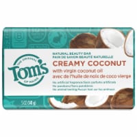 Tom's of Maine Natural Beauty Bar Soap Creamy Coconut With Virgin Coconut Oil