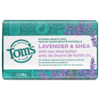 Tom's of Maine Natural Beauty Bar Soap Lavender & Shea With Raw Shea Butter