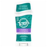 Tom's of Maine Natural Antiperspirant Deodorant for Women Coconut Lavender