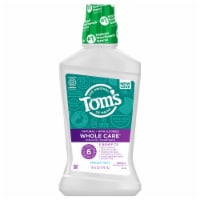 Tom's of Maine Whole Care Natural Fluoride Mouthwash Fresh Mint