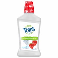 Tom's of Maine Kids Natural Anticavity Fluoride Rinse Mouthwash Silly Strawberry