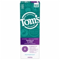 Tom's of Maine Whole Care Natural Toothpaste with Fluoride Peppermint