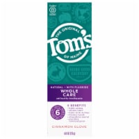 Tom's of Maine Whole Care Natural Toothpaste with Fluoride Cinnamon Clove