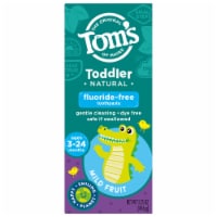 Tom's of Maine Natural Fluoride-Free Toddler Training Toothpaste Mild Fruit