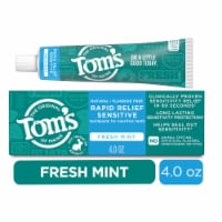Tom's of Maine Fluoride-Free Rapid Relief Sensitive Toothpaste Fresh Mint