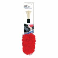 Custom Accessories Detail Brush and Duster - White/Black/Red