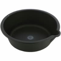 Custom Accessories 6 Qt Black Polyethylene Oil Drain Pan 31118 Perspective: Main