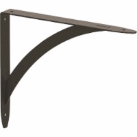 Knape & Vogt Elegante 10 In. Black Decorative Bracket RP-0053-10BK Perspective: Main
