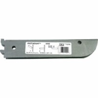 John Sterling Fast-Mount 10 In. Galvanized Steel Double Shelf Bracket BK-0102